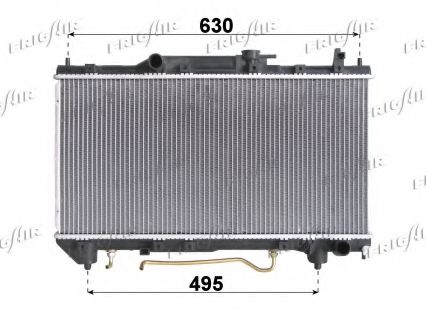0115.3127 FRIGAIR Cooling System Radiator, engine cooling
