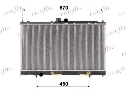 0116.3030 FRIGAIR Cooling System Radiator, engine cooling