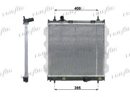 0118.3002 FRIGAIR Cooling System Radiator, engine cooling