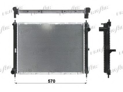 0121.3024 FRIGAIR Cooling System Radiator, engine cooling