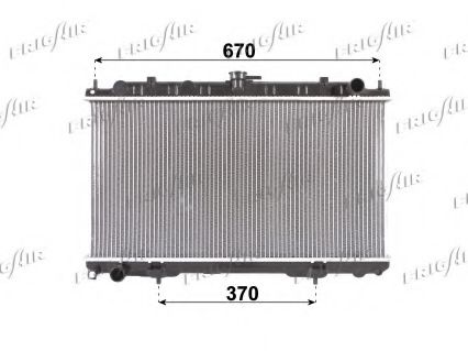 0121.3048 FRIGAIR Cooling System Radiator, engine cooling
