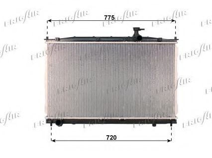 0128.3109 FRIGAIR Cooling System Radiator, engine cooling