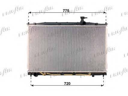0128.3110 FRIGAIR Cooling System Radiator, engine cooling
