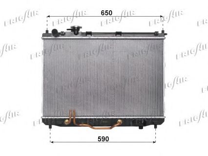 0133.3027 FRIGAIR Radiator, engine cooling