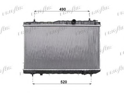 0133.3032 FRIGAIR Cooling System Radiator, engine cooling