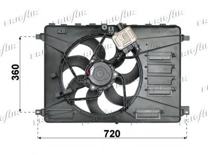 0501.2001 FRIGAIR Cooling System Fan, radiator