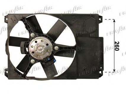 0504.1195 FRIGAIR Cooling System Fan, radiator