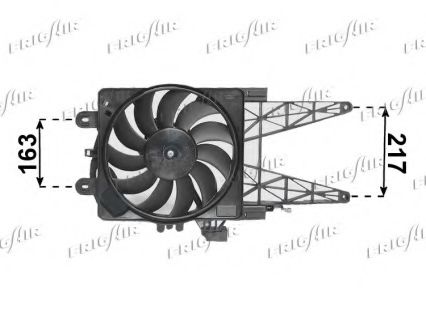 0504.2033 FRIGAIR Cooling System Fan, radiator
