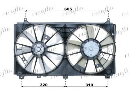 0515.2503 FRIGAIR Cooling System Fan, radiator