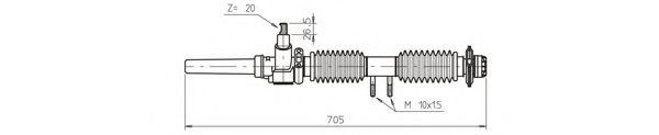 AR4003 GENERAL+RICAMBI Lenkgetriebe