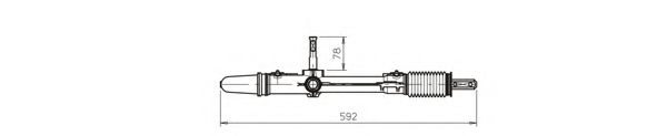 CI4036 GENERAL+RICAMBI Lenkgetriebe