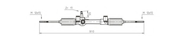 FI4109 GENERAL RICAMBI Lenkgetriebe