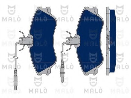 1050386 MAL%C3%92 Brake Pad Set, disc brake