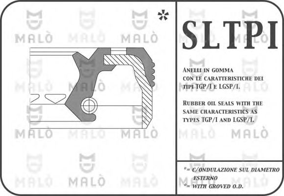 1117PIAC MAL%C3%92 Shaft Seal, manual transmission