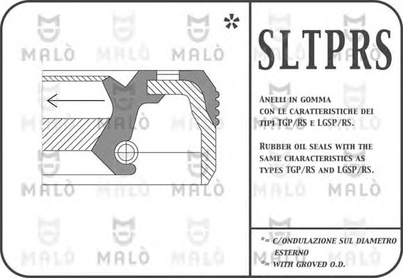 603PRSA MAL%C3%92 Shaft Seal, manual transmission flange