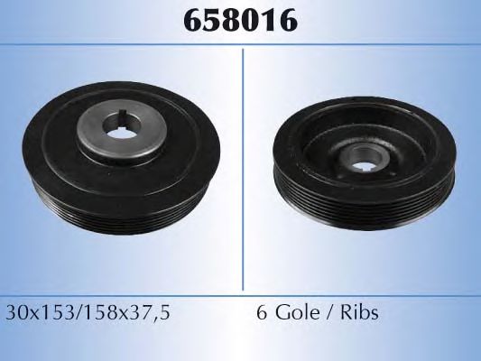 658016 MAL%C3%92 Belt Pulley Set, crankshaft