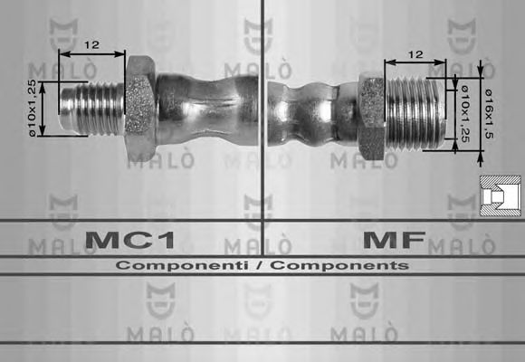 8003 MAL%C3%92 Wheel Suspension Wheel Bearing Kit