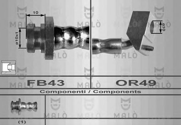 80062 MAL%C3%92 Cylinder Head Gasket, cylinder head