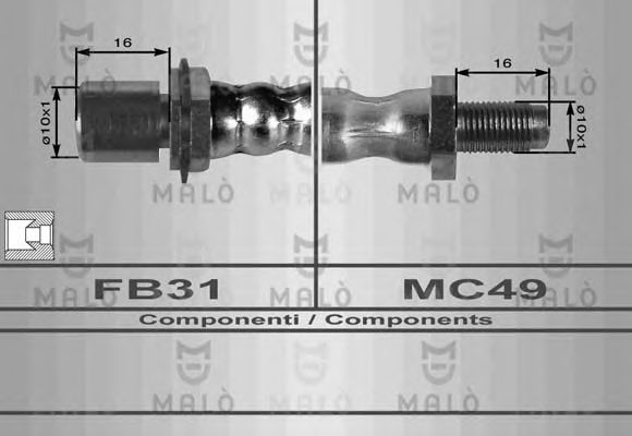 80081 MAL%C3%92 Cylinder Head Gasket, cylinder head