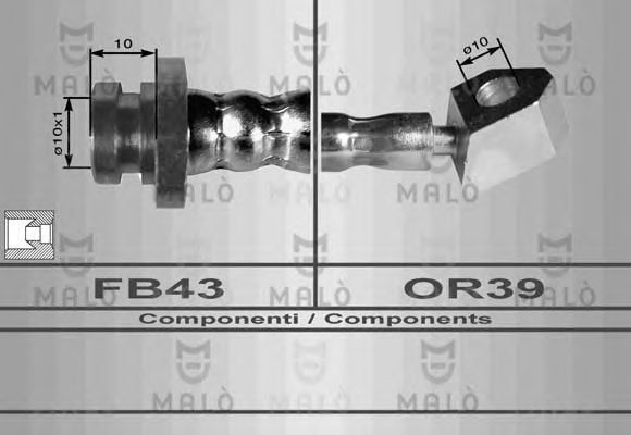 80083 MAL%C3%92 Cylinder Head Gasket, cylinder head