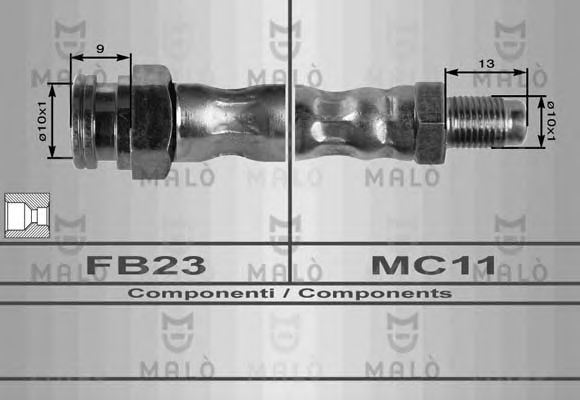 80176 MAL%C3%92 Gasket, cylinder head