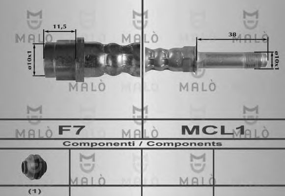 80251 MAL%C3%92 Gasket, cylinder head
