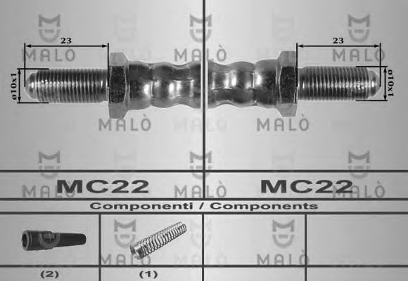 80269 MAL%C3%92 Brake System Brake Master Cylinder