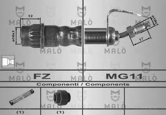 80384 MAL%C3%92 Cylinder Head Gasket, cylinder head
