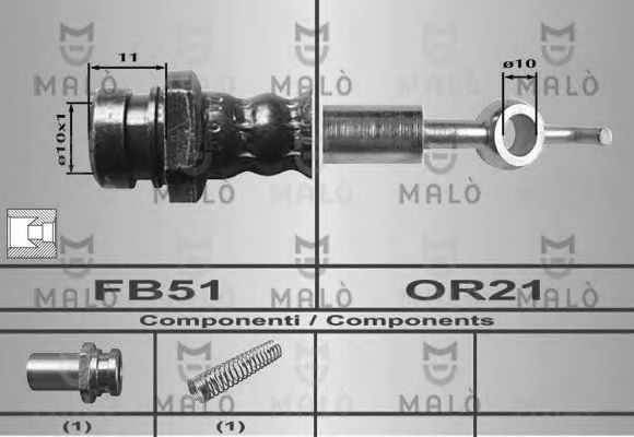 80389 MAL%C3%92 Cylinder Head Gasket, cylinder head