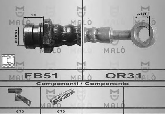 80476 MAL%C3%92 Cylinder Head Gasket, cylinder head