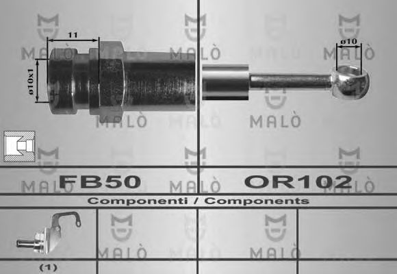 80487 MAL%C3%92 Cylinder Head Gasket, cylinder head
