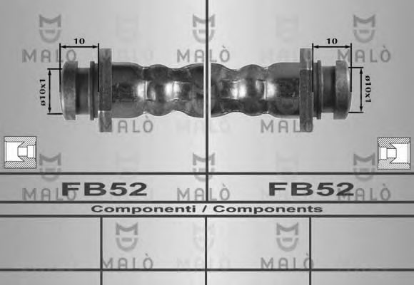 80604 MAL%C3%92 Cylinder Head Gasket, cylinder head