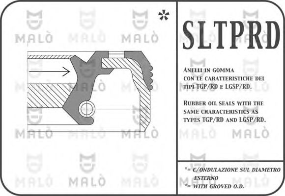 902PRDF MAL%C3%92 Manual Transmission Shaft Seal, manual transmission