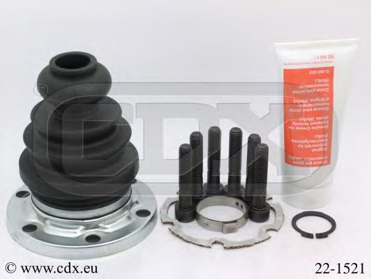 22-1521 CDX Brake System Brake Pad Set, disc brake