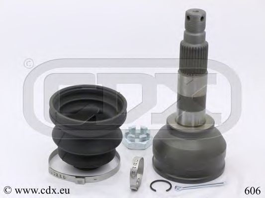 606 CDX Тормозная система Комплект тормозных колодок, дисковый тормоз