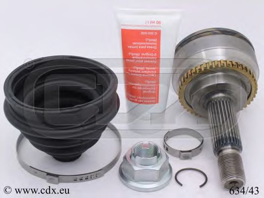 634/43 CDX Joint Kit, drive shaft