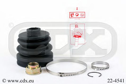 22-4541 CDX Brake System Brake Pad Set, disc brake