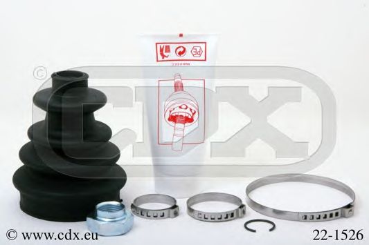 22-1526 CDX Brake Pad Set, disc brake