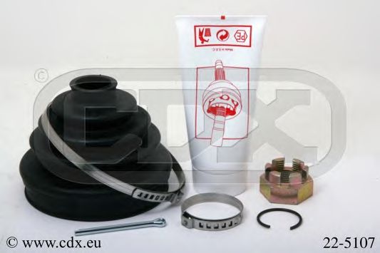 22-5107 CDX Brake System Brake Pad Set, disc brake