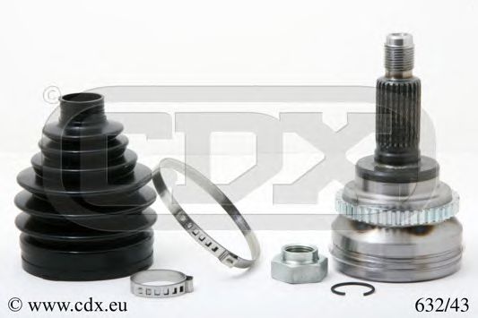632/43 CDX Joint Kit, drive shaft