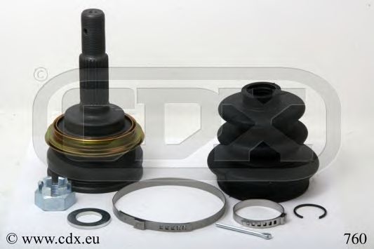 760 CDX Joint Kit, drive shaft