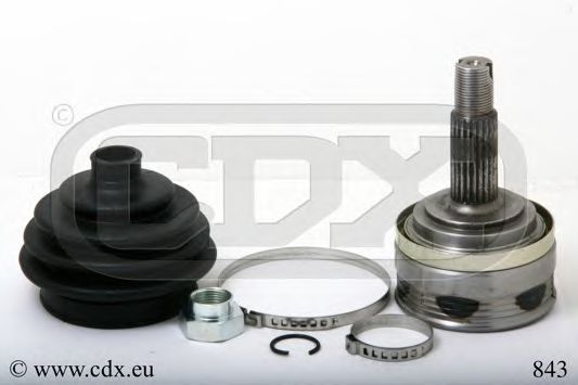 843 CDX Тормозная система Комплект тормозных колодок