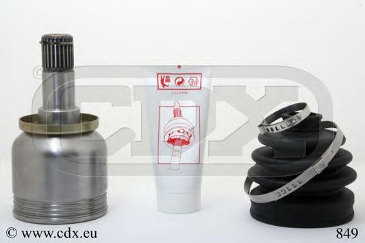 849 CDX Brake System Brake Shoe Set