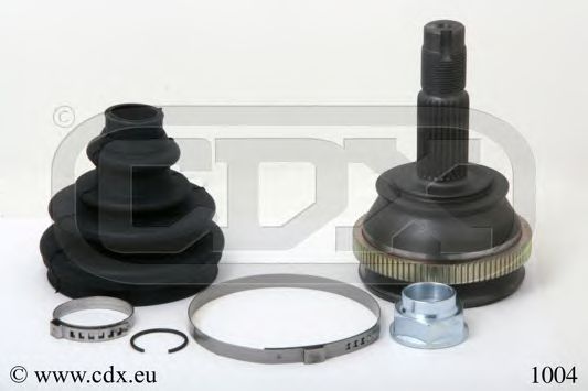 1004 CDX Тормозная система Комплект тормозных колодок, дисковый тормоз