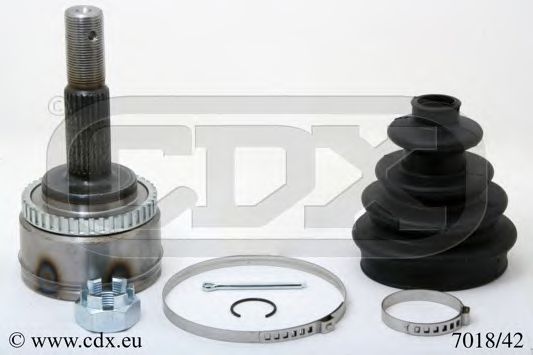 7018/42 CDX Bremsanlage Seilzug, Feststellbremse
