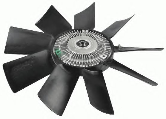 2100 024 043 SACHS Cooling System Clutch, radiator fan