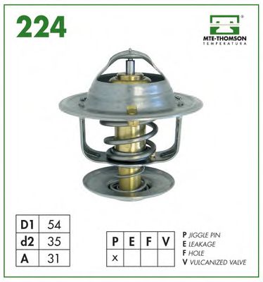 224.82 MTE-THOMSON Thermostat, coolant