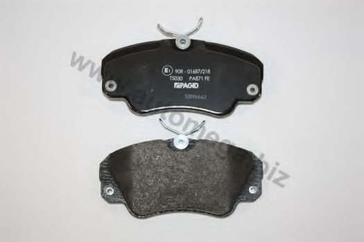 1016050033 AUTOMEGA Brake Pad Set, disc brake