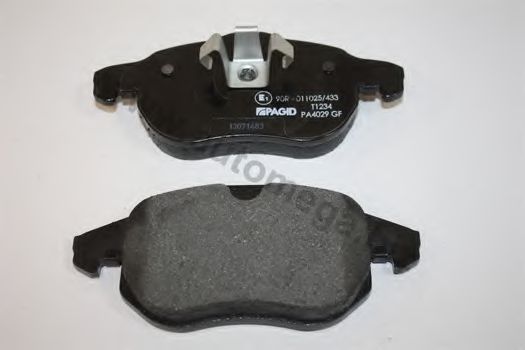1016050088 AUTOMEGA Brake Pad Set, disc brake