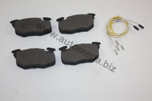 30770102040530 AUTOMEGA Brake System Brake Pad Set, disc brake